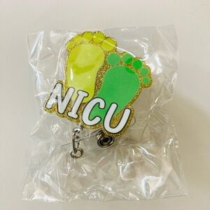 NICU Nurse Badge Reel Neonatal ICU Retractable ID Holder Medical Gift